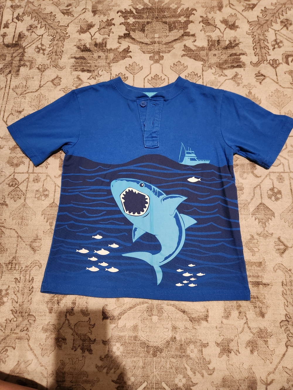 Garanimals Blue Shark Graphic Short Sleeve Tee